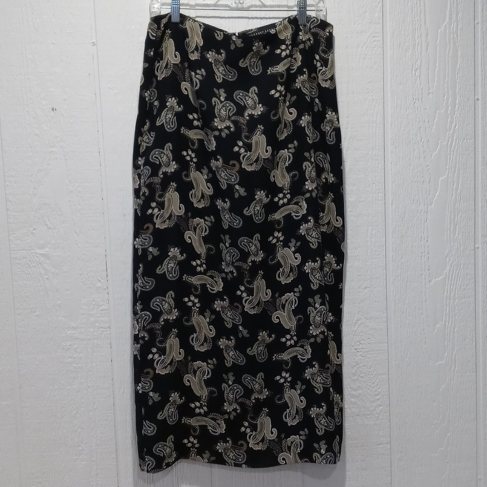Geoffrey Breene Paisley skirt size 14